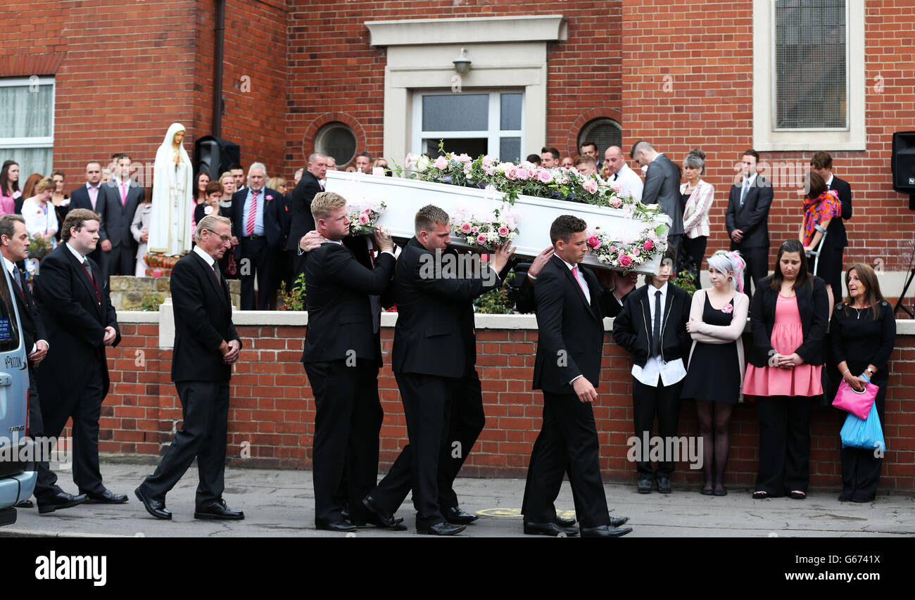Beth Jones funeral Stock Photo Alamy