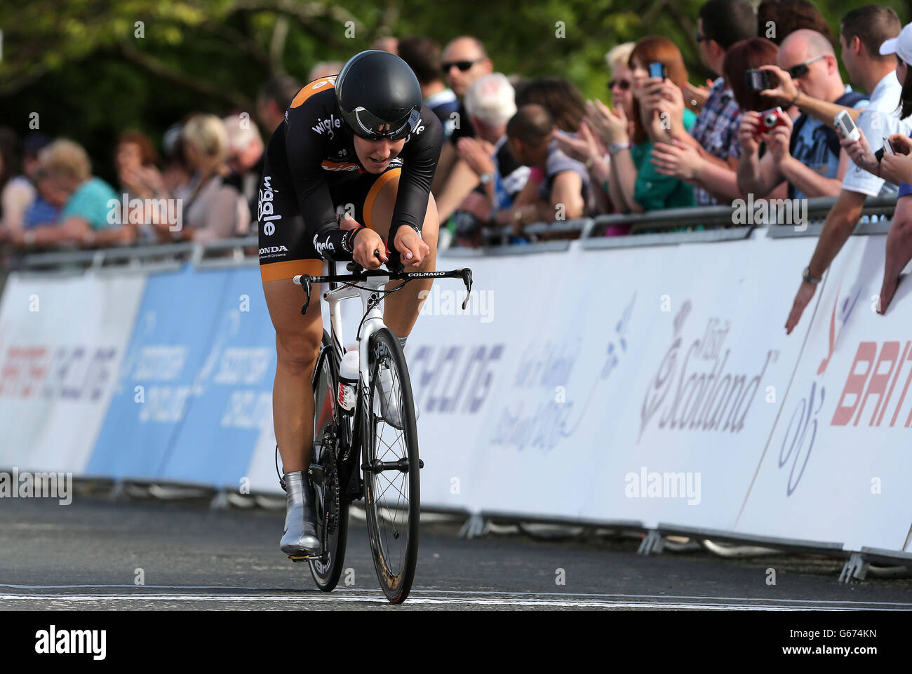 Cycling National Road Race Championships Day One Glasgow Stock