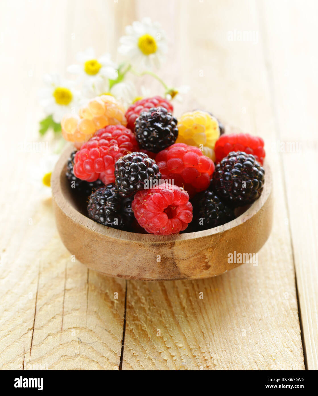 Natural Raspberries natural organic raspberries in a wooden spoon Stock Photo - Alamy
