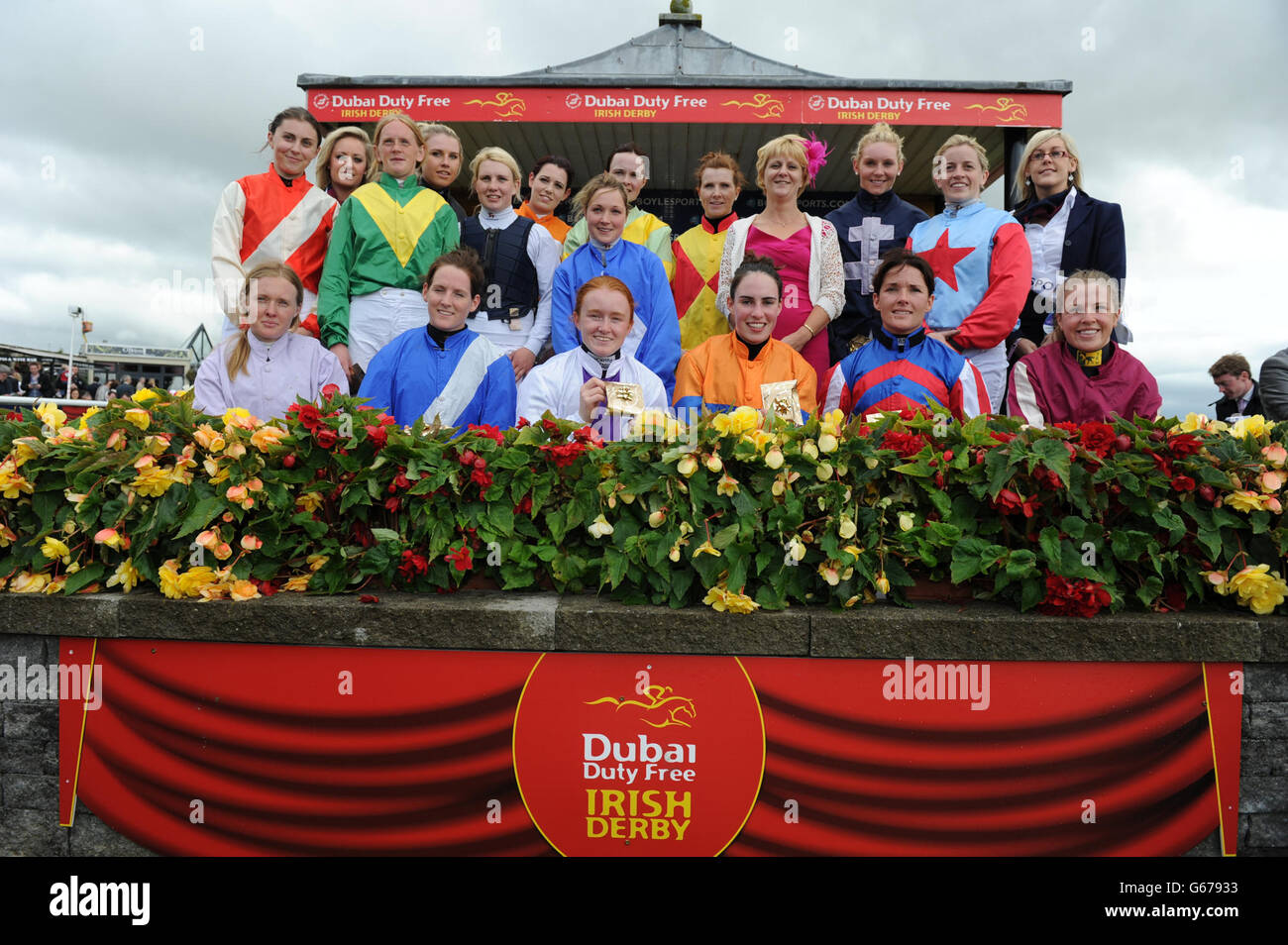 Horse Racing - 2013 Irish Derby - Oxigen Environmental Pretty Polly Stakes Day - Curragh Racecourse Stock Photo