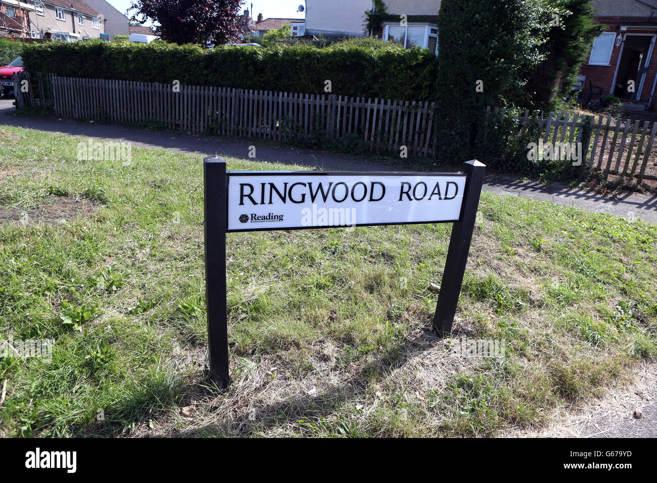 Reading - Street Sign Stock Photo