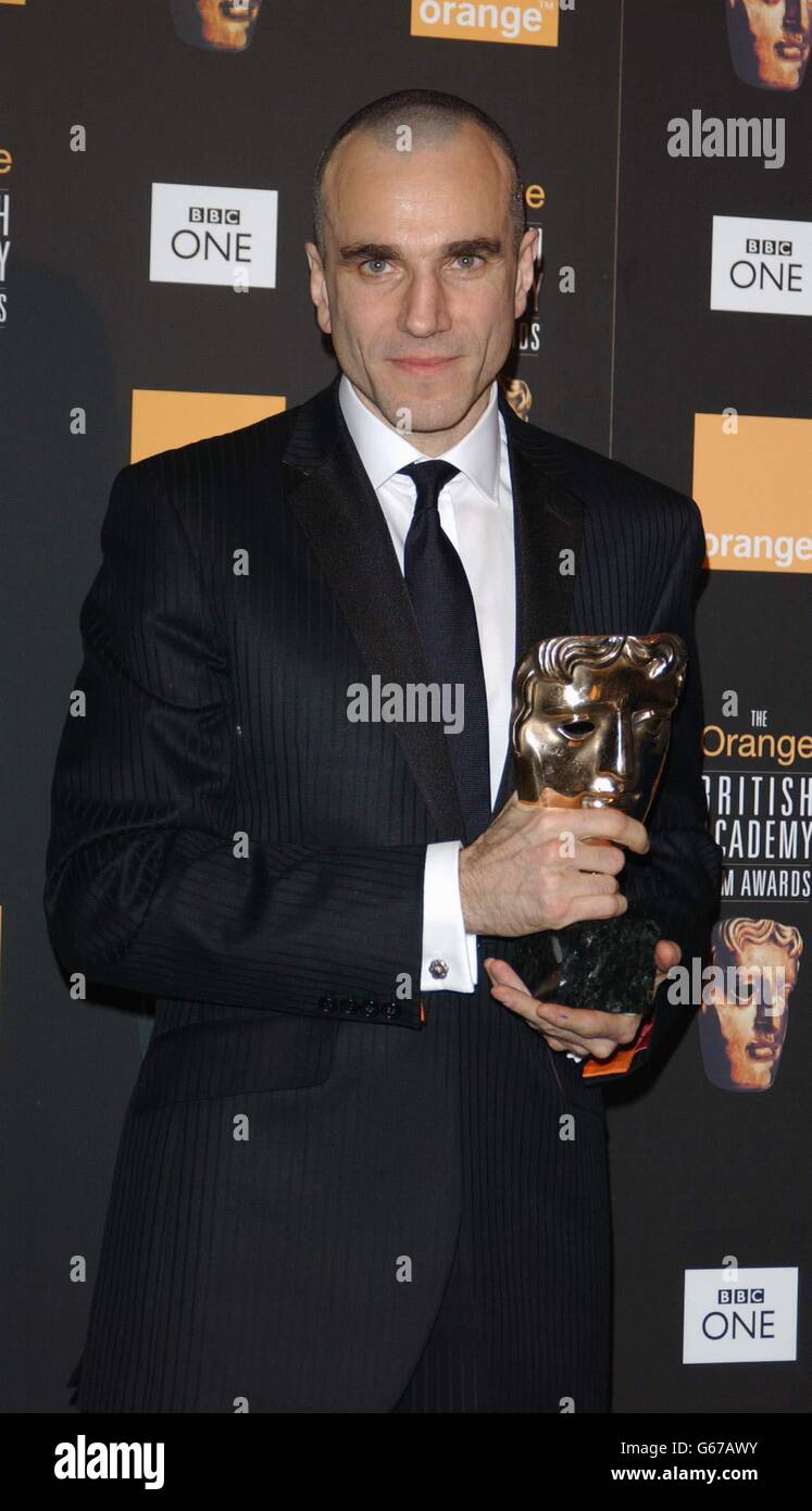 ORANGE BAFTAS Daniel Day-Lewis Stock Photo