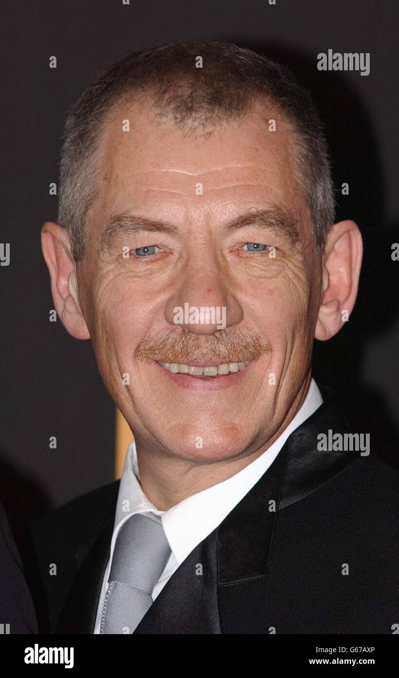 ORANGE BAFTAS Sir Ian McKellen Stock Photo