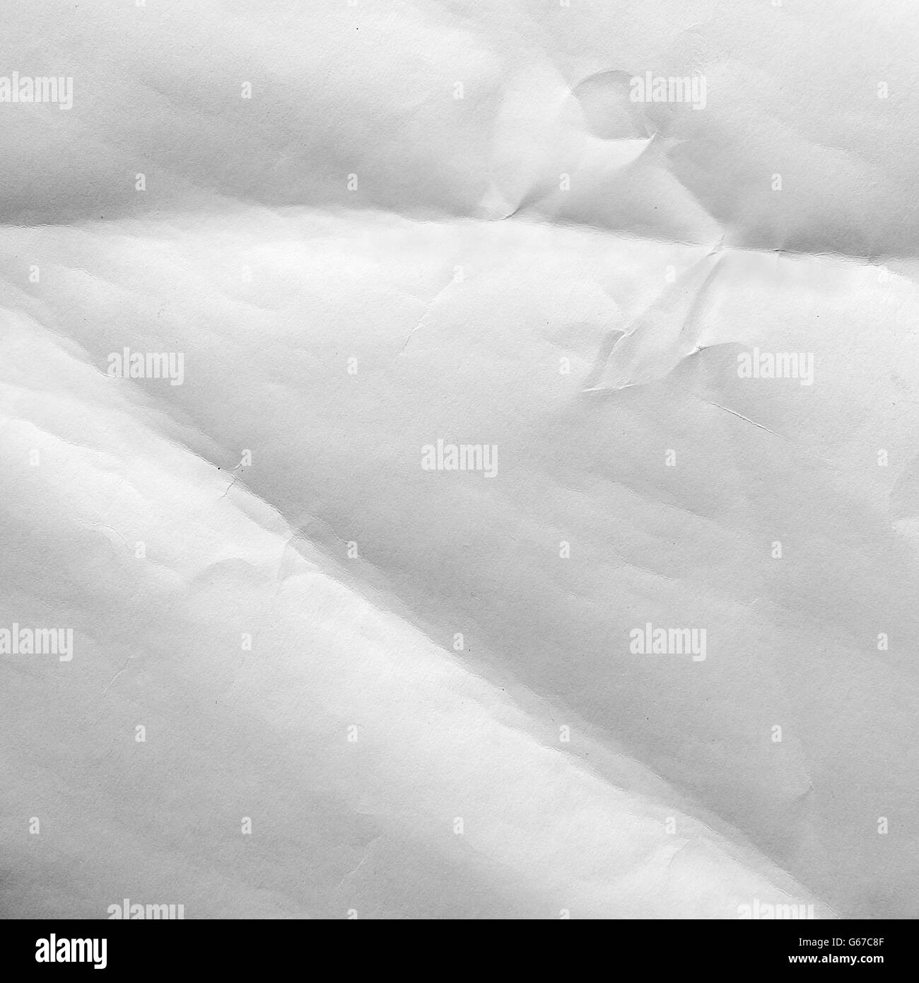 crumpled sheet of paper as a background Stock Photo