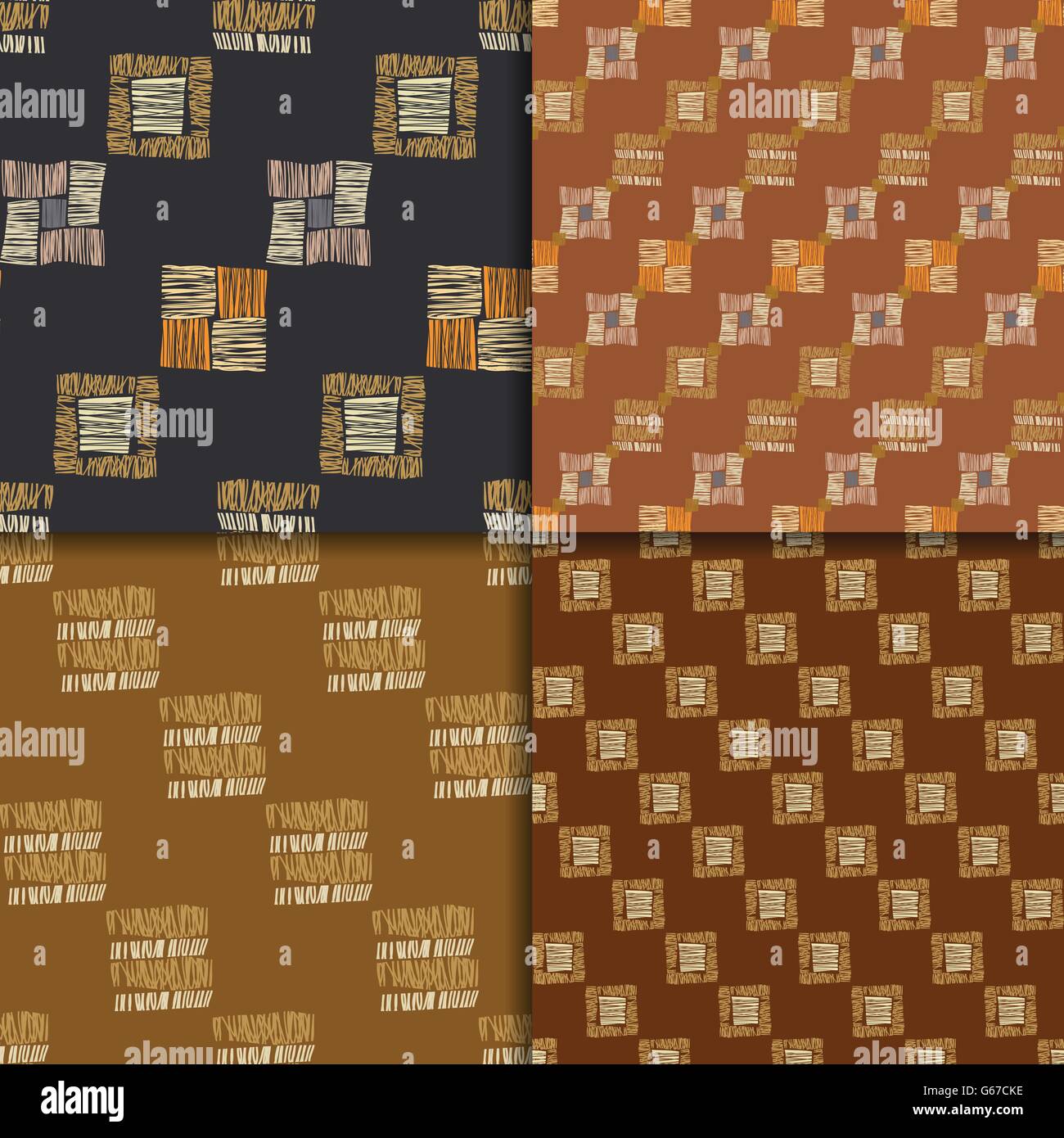 Abstract seamless patterns Stock Vector Image & Art - Alamy
