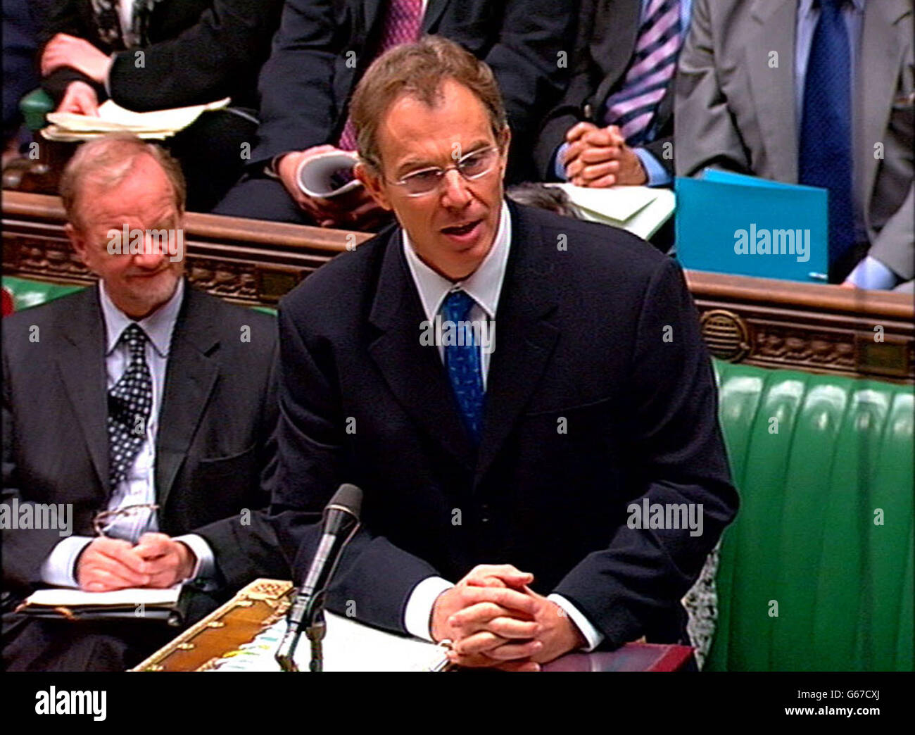 PMQ's - Tony Blair Stock Photo - Alamy