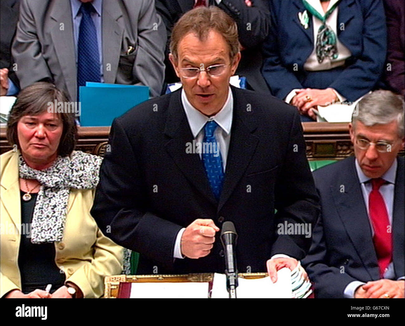 PMQ's - Tony Blair Stock Photo - Alamy
