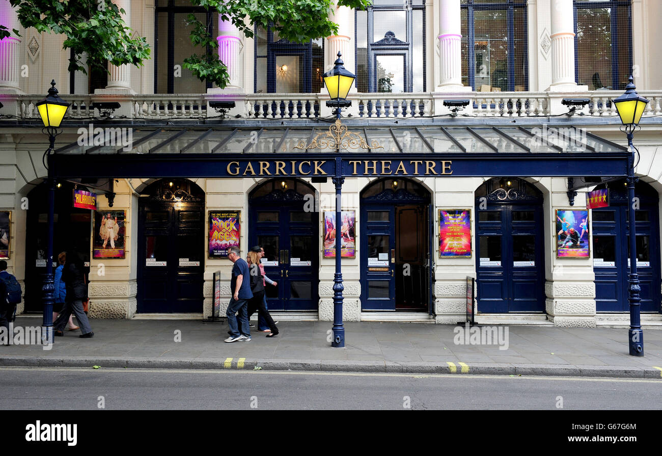 Theatre stock London. A general view of Garrick Theatre, in London