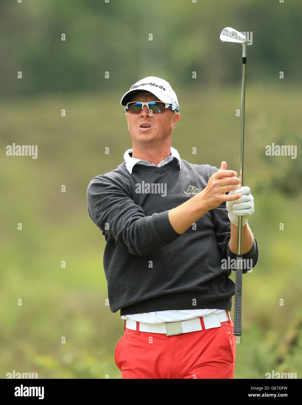 Golf - The Open Championship 2013 - Qualifying - Sunningdale Golf Club. Sweden's Fredrik Andersson Hed Stock Photo
