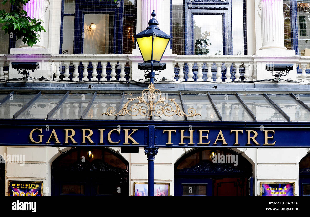 Theatre stock London. A general view of the Garrick Theatre, in