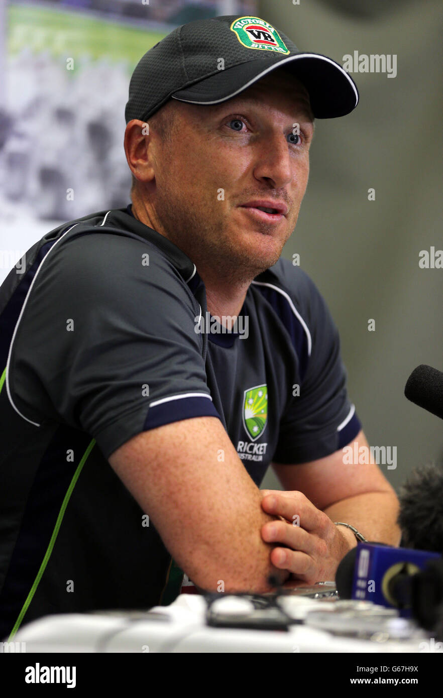 Australia vice captain Brad Haddin following a nets session ahead of