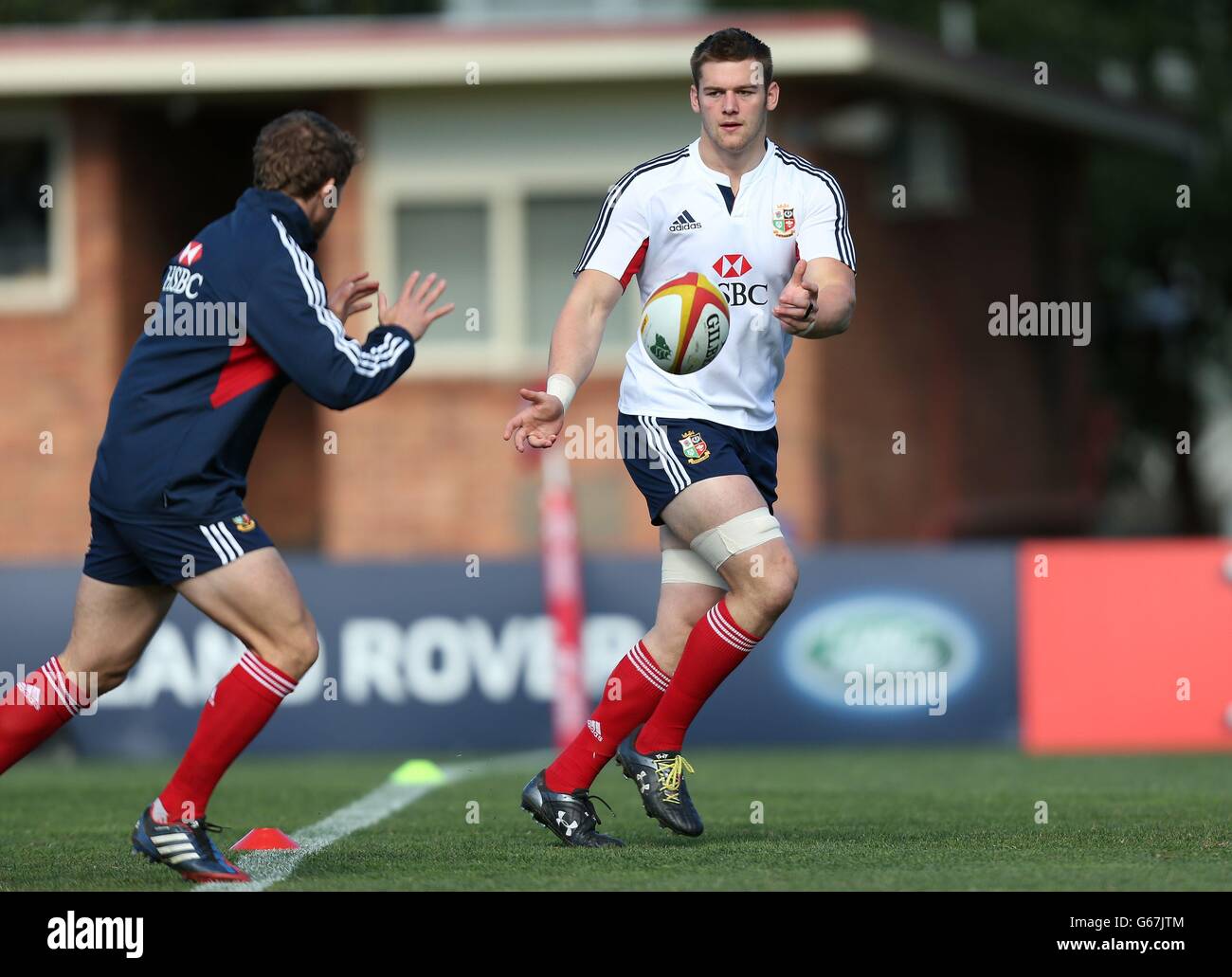 British irish lions dan lydiate during training session at college hires stock photography and