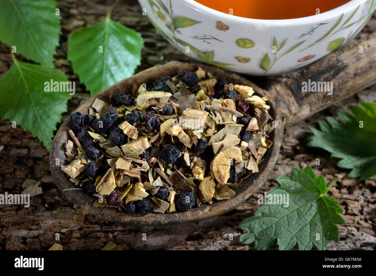 Liquorice root tea blend, birch leaves, stinging nettle, anise ...