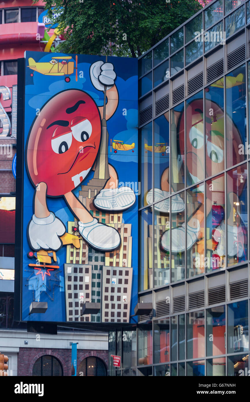 M&M World Times Square, New York City Stock Photo Alamy