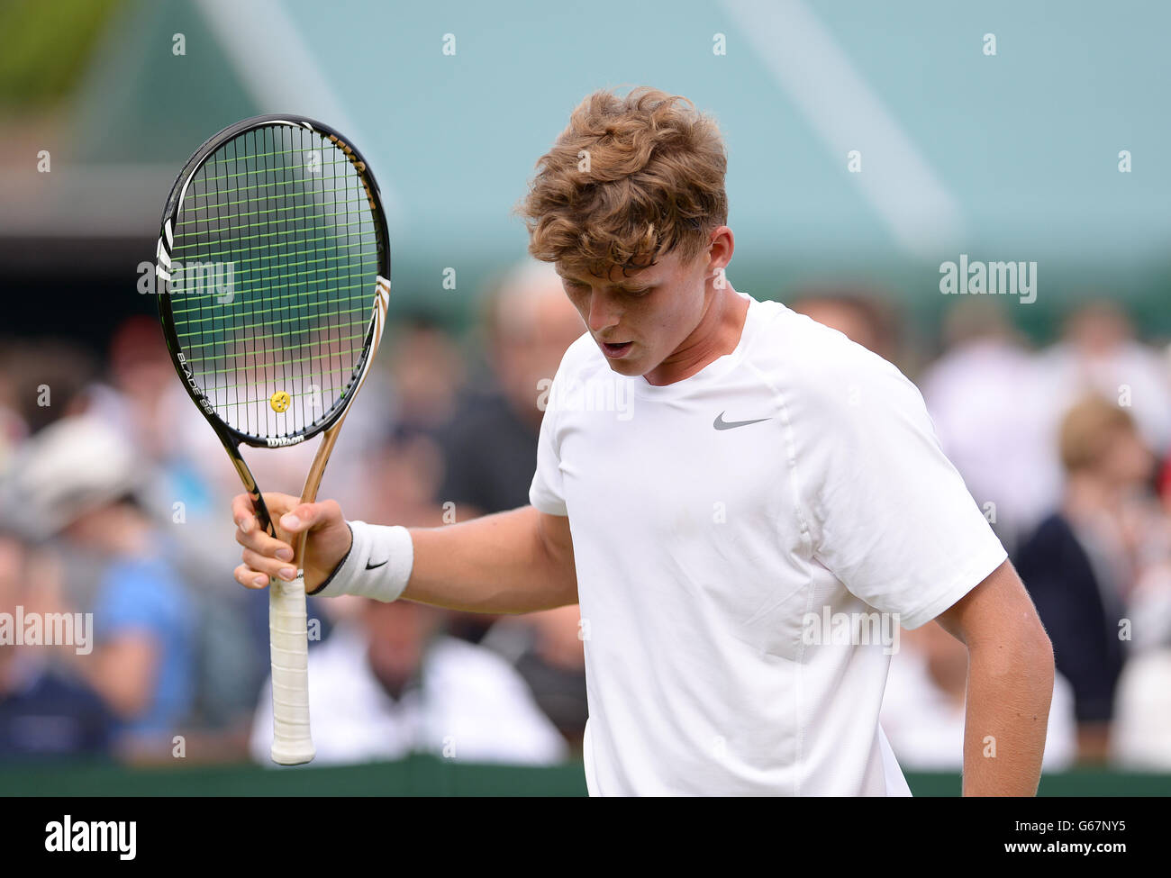 Tennis - 2013 Wimbledon Championships - Day Seven - The All England Lawn Tennis and Croquet Club Stock Photo