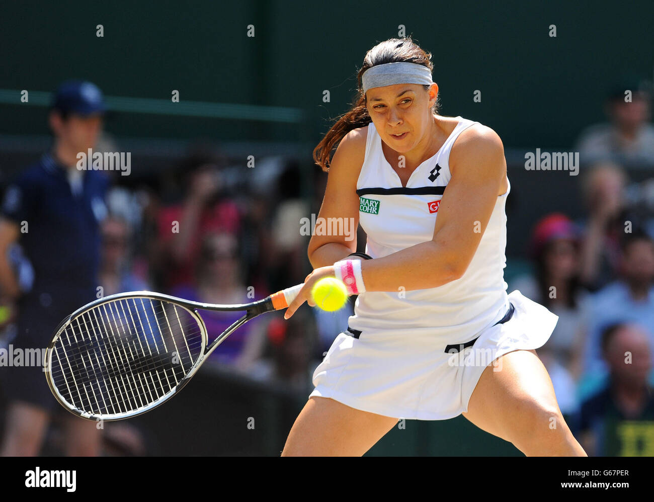 Marion bartoli tennis action hi-res stock photography and images - Alamy
