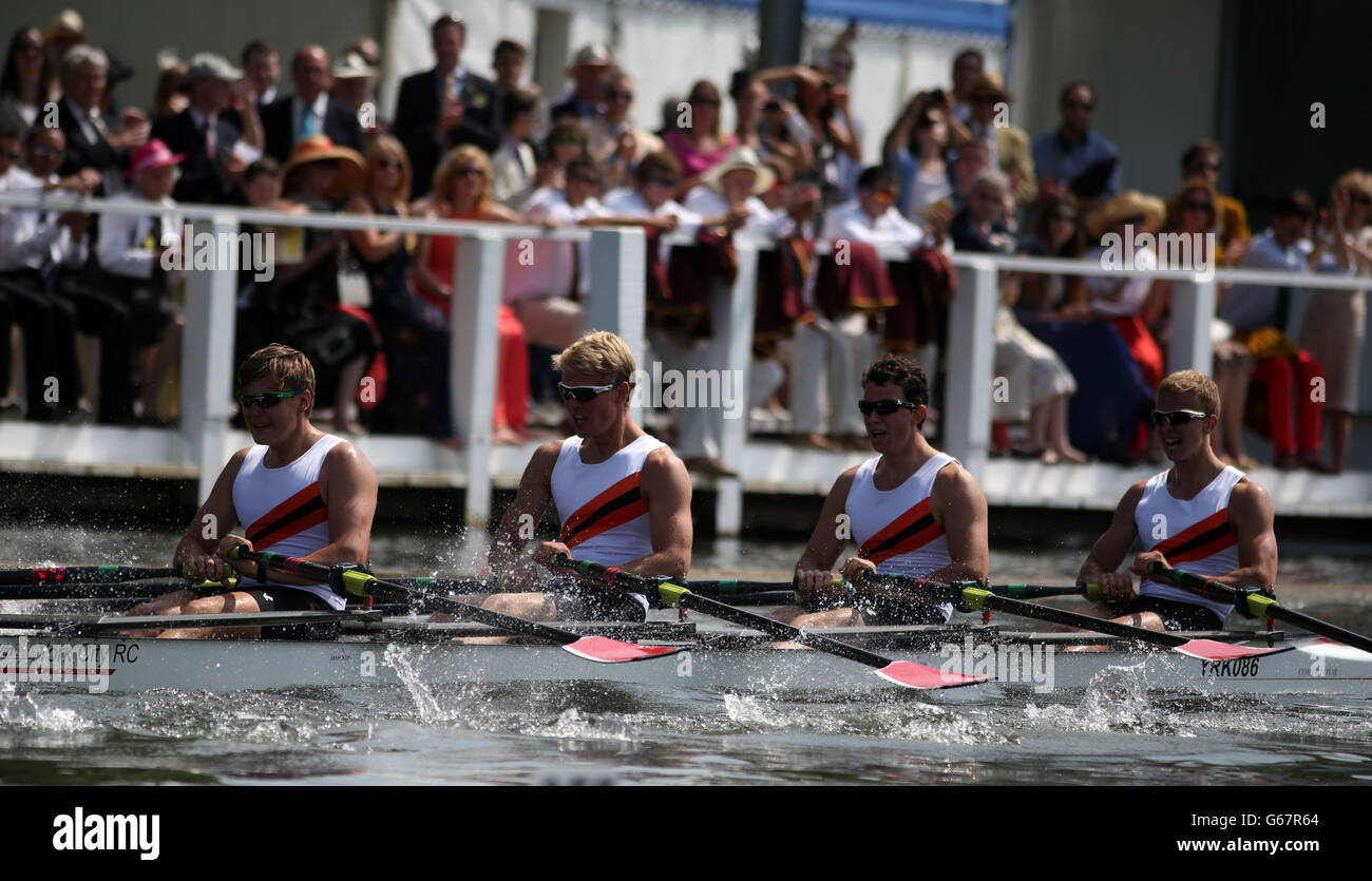 Rowing 2013 Henley Royal Regatta Day Four HenleyonThames Stock