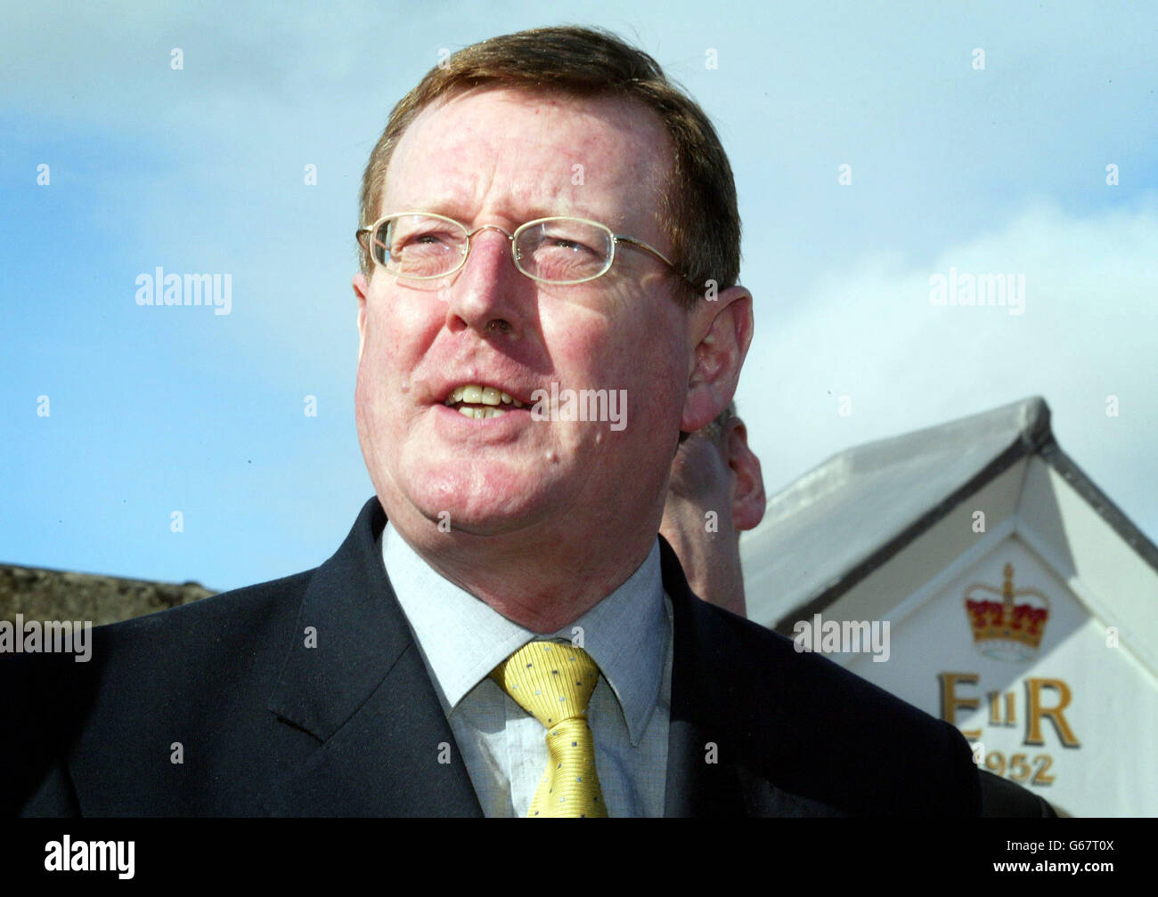 David Trimble Hillsborough Castle Stock Photo Alamy