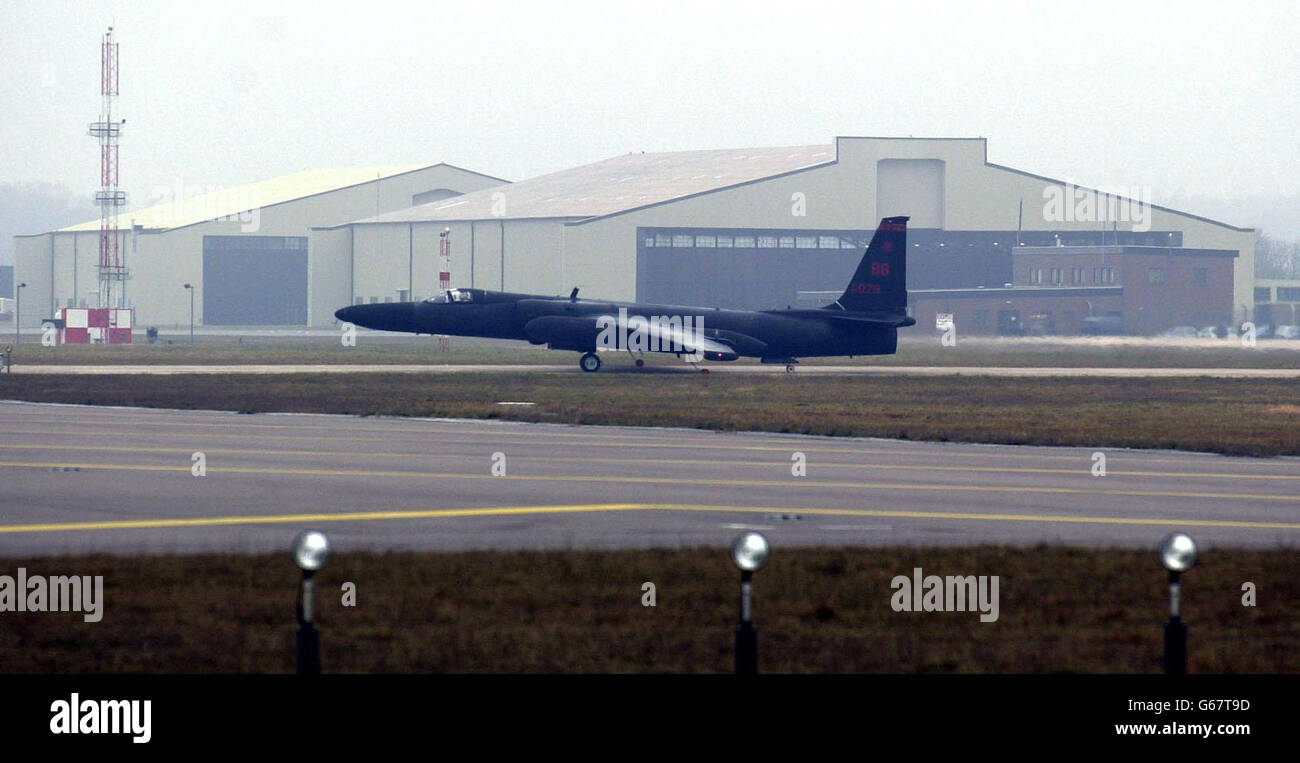 US U2 spy plane Stock Photo