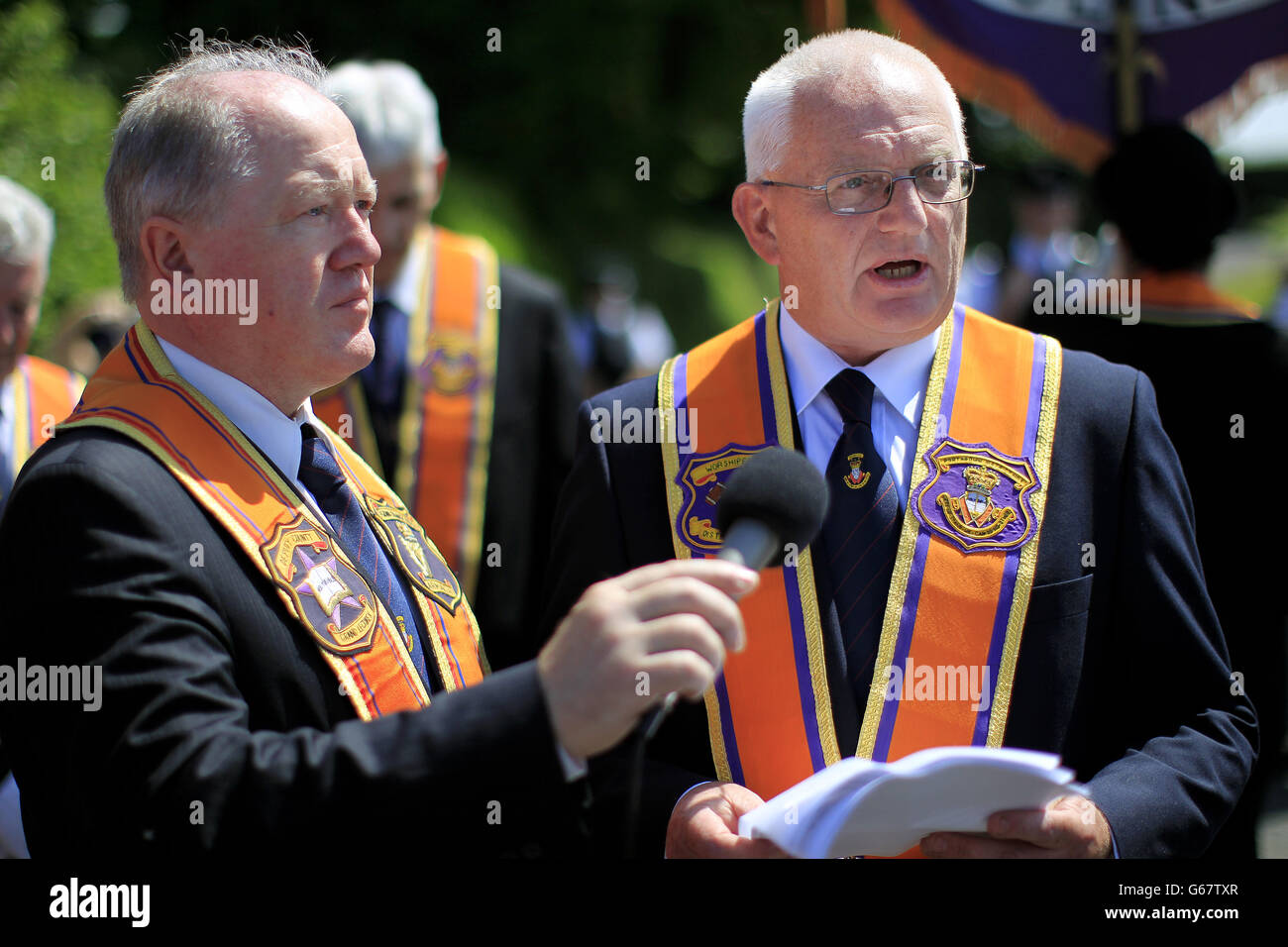 The Orange Order Stock Photo Alamy