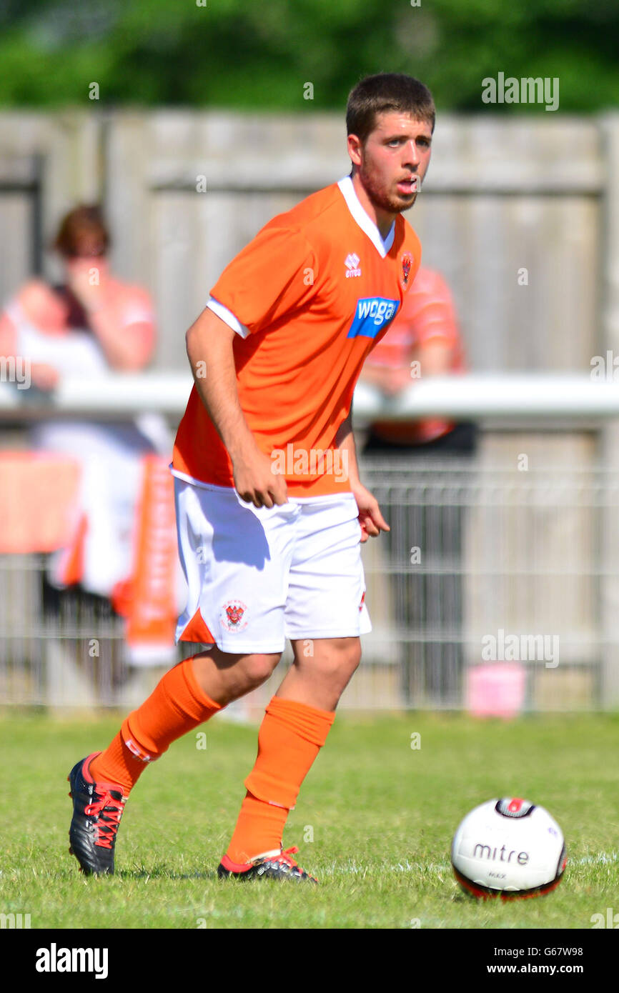 Soccer Friendly Penrith AFC v Blackpool Frenchfield Park. Alberto