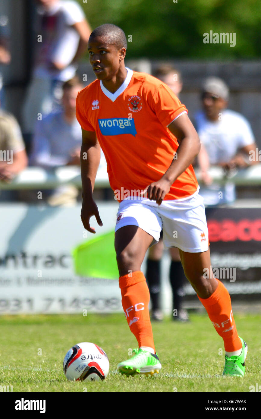 Soccer Friendly Penrith AFC v Blackpool Frenchfield Park Stock