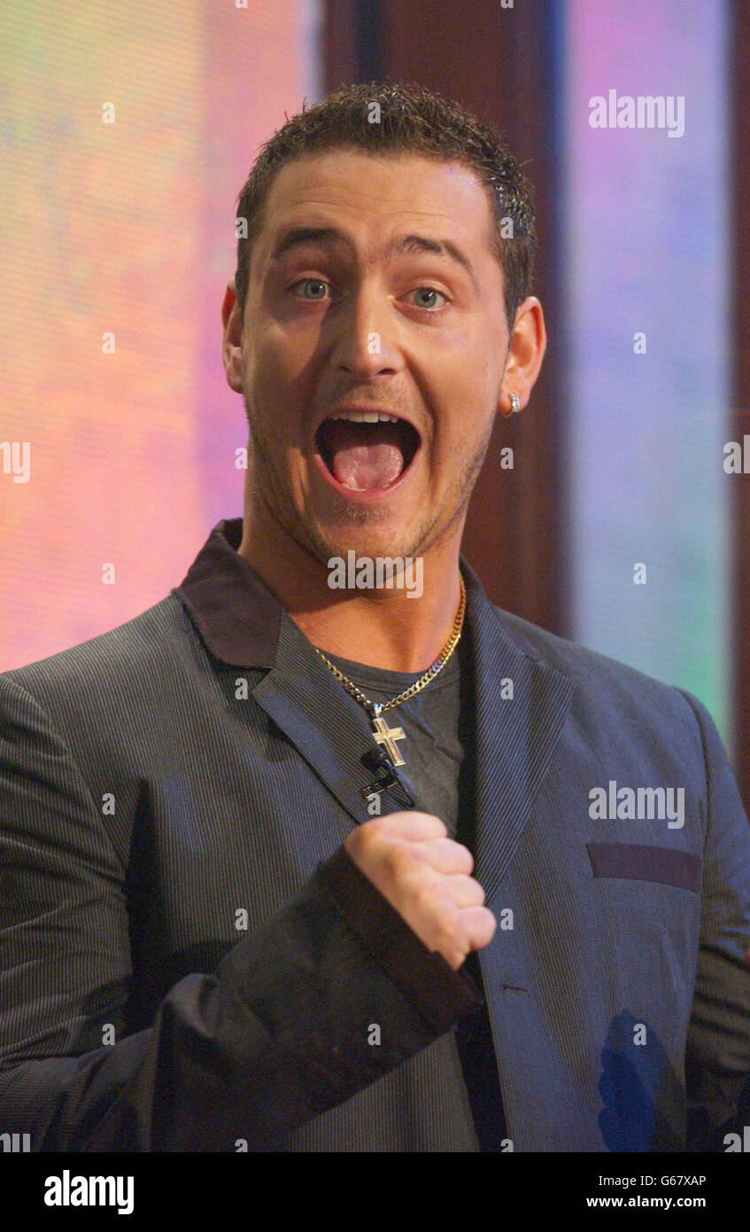 Will Mellor Celebrity Fame Academy Stock Photo - Alamy
