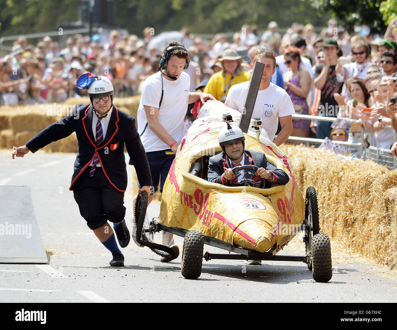 The Red Bull Soapbox Race Stock Photo Alamy