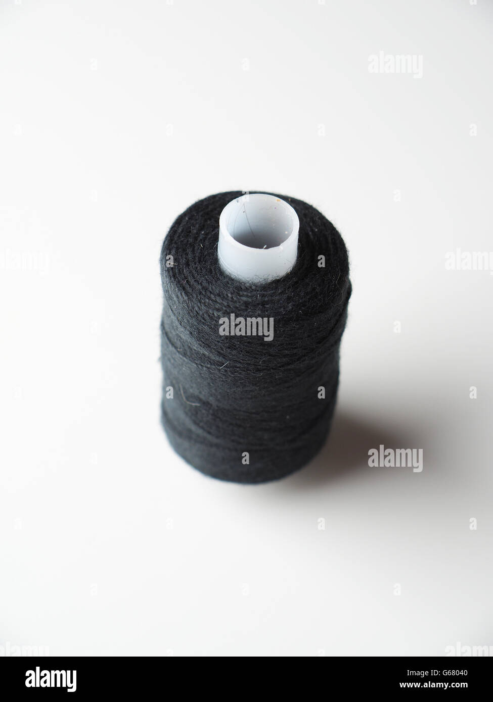 black thread on a gray background Stock Photo - Alamy