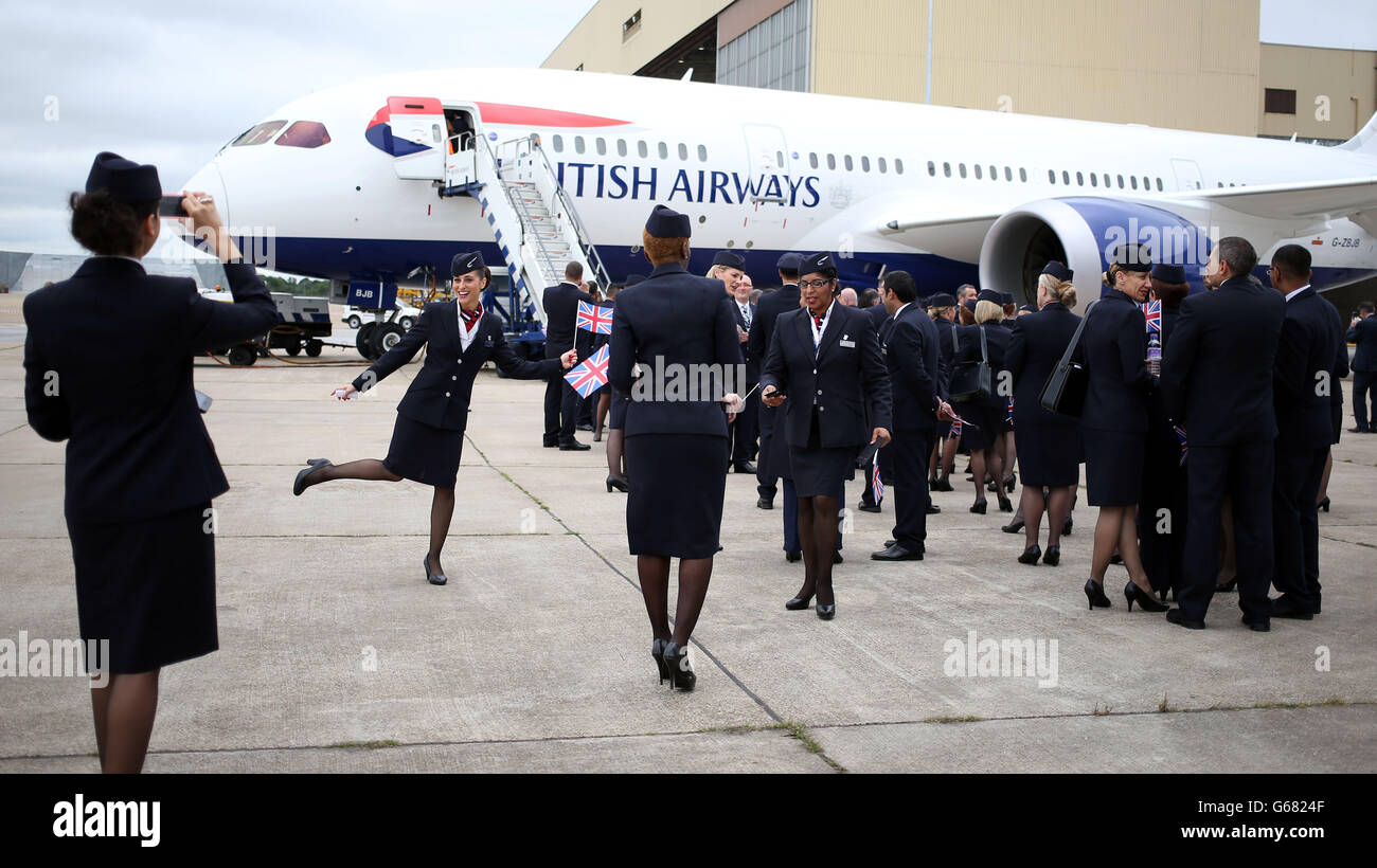 British airways stewardesses hi-res stock photography and images - Alamy