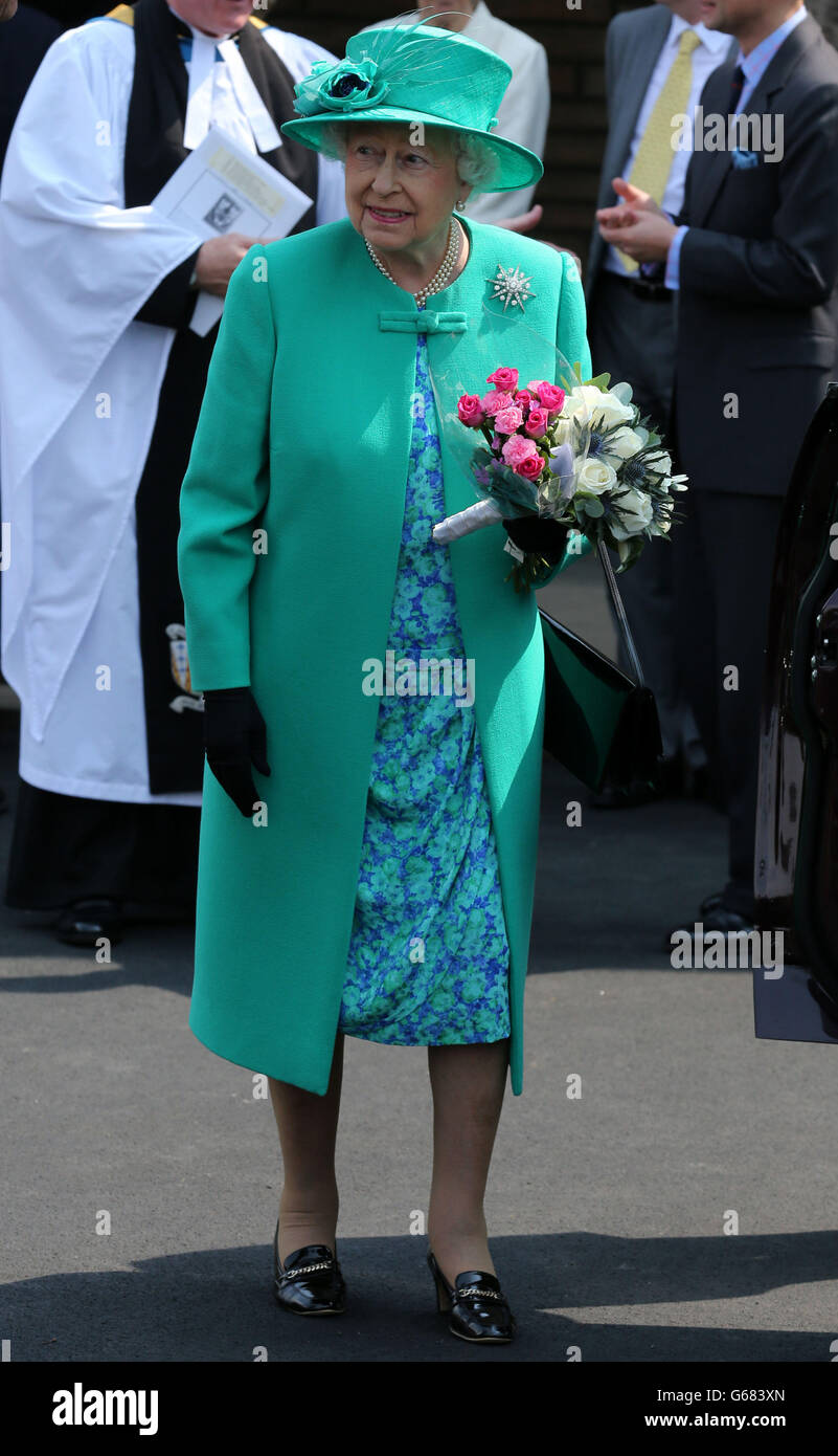 Queen in Scotland Stock Photo Alamy