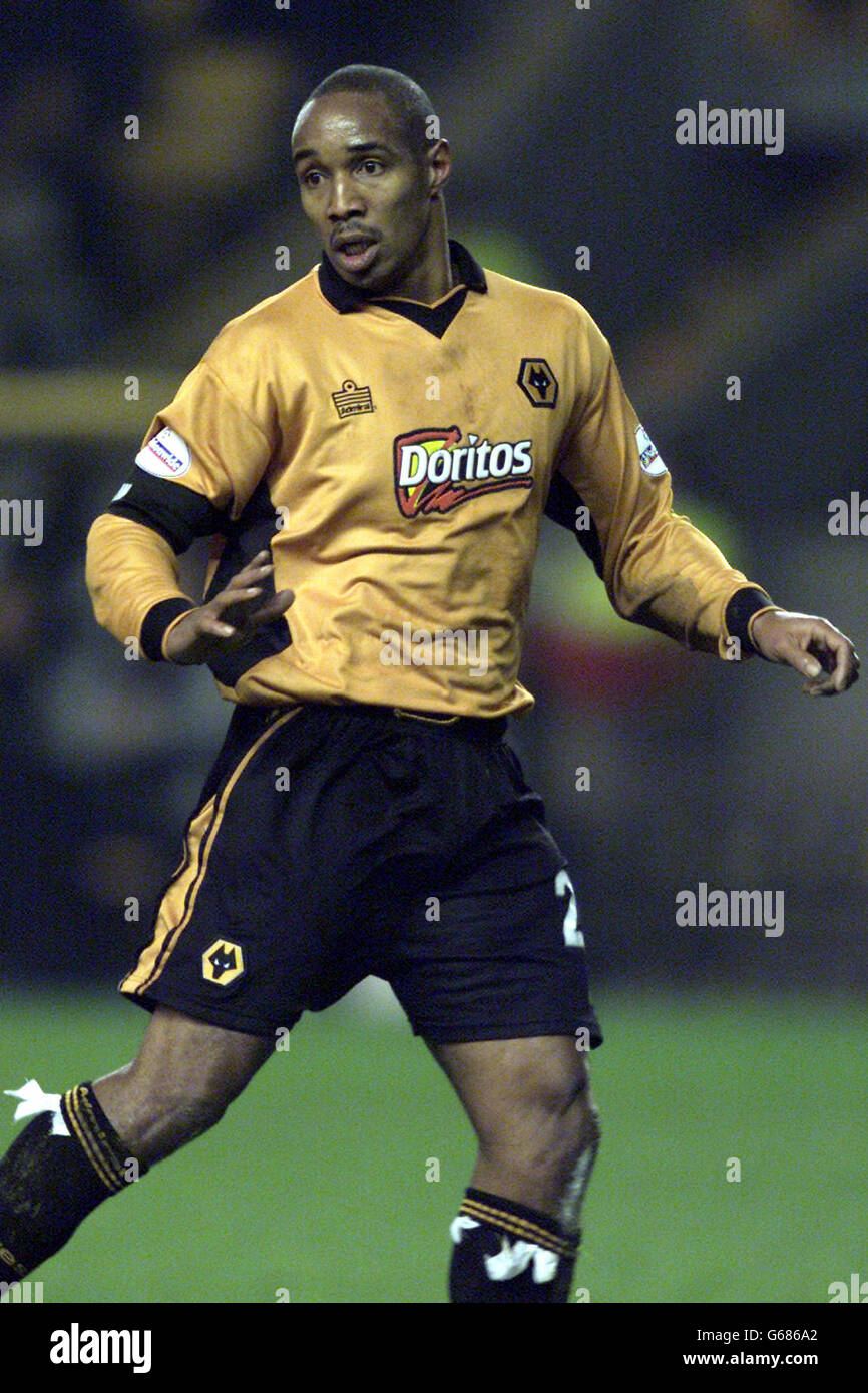 Paul Ince in action for Wolverhampton Wanderers against Newcastle