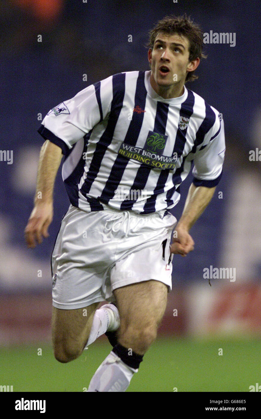 Scott Dobie in action for West Bromwich Albion against Bradford City during WBA's 3-1 victory in todays FA Cup Third Round match at the Hawthorns ground, West Bromwich. Stock Photo