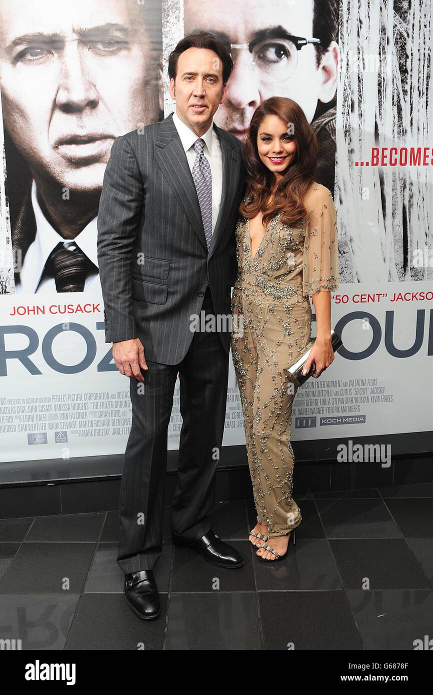 Nicolas Cage And Vanessa Hudgens Arriving For The UK Premiere Of The Nicolas Cage And Vanessa Hudgens Arriving For The UK Premiere Of The