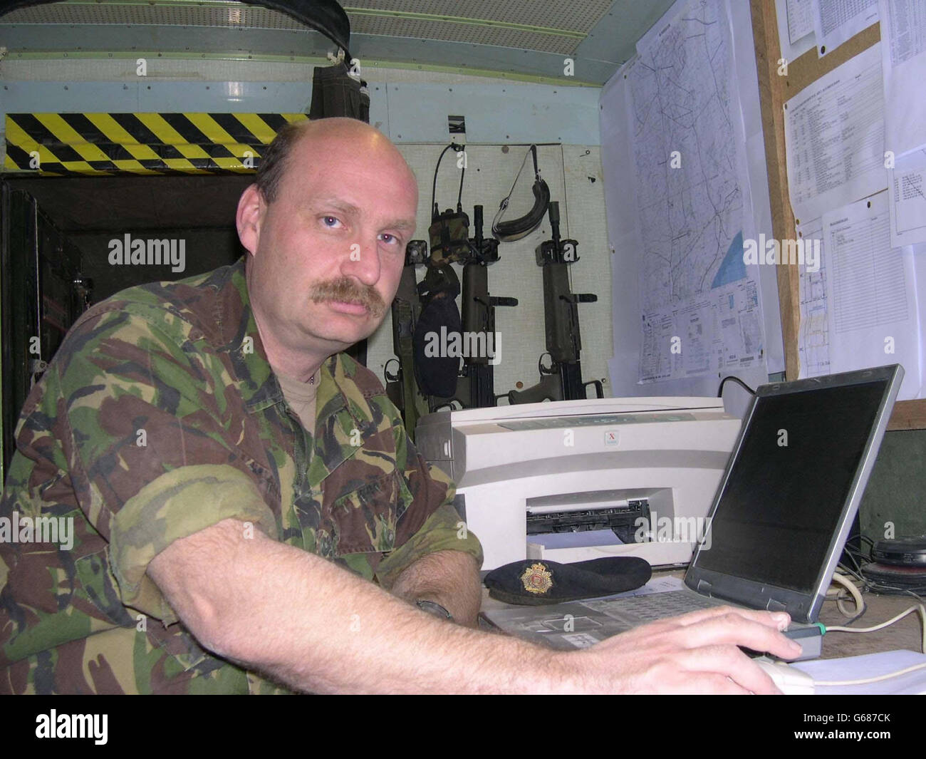 Commanding officer of the 2 Close Support Regiment of the Royal