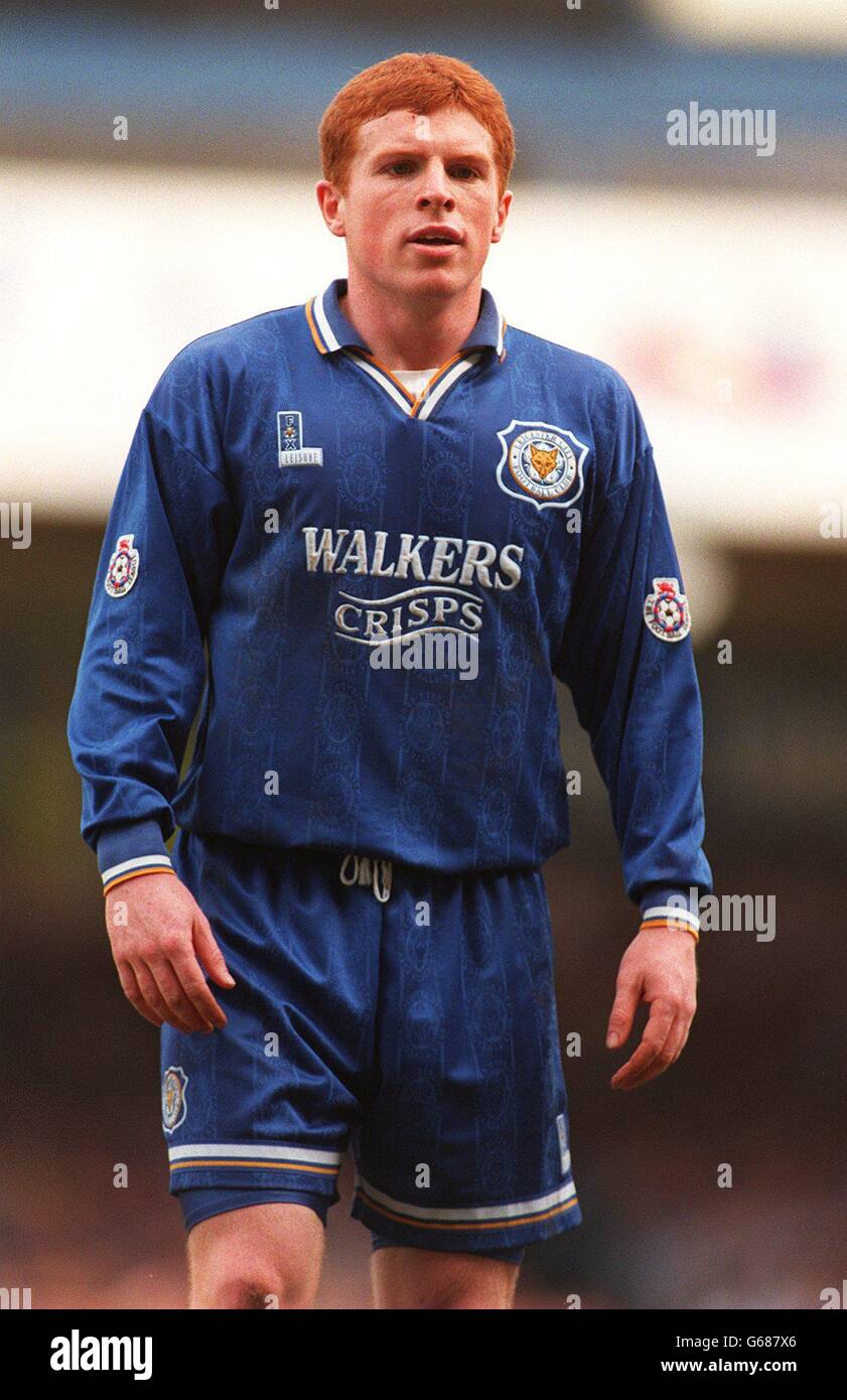 Endsleigh League ... Leicester City v Huddersfield Town. Neil Lennon, Leicester Stock Photo