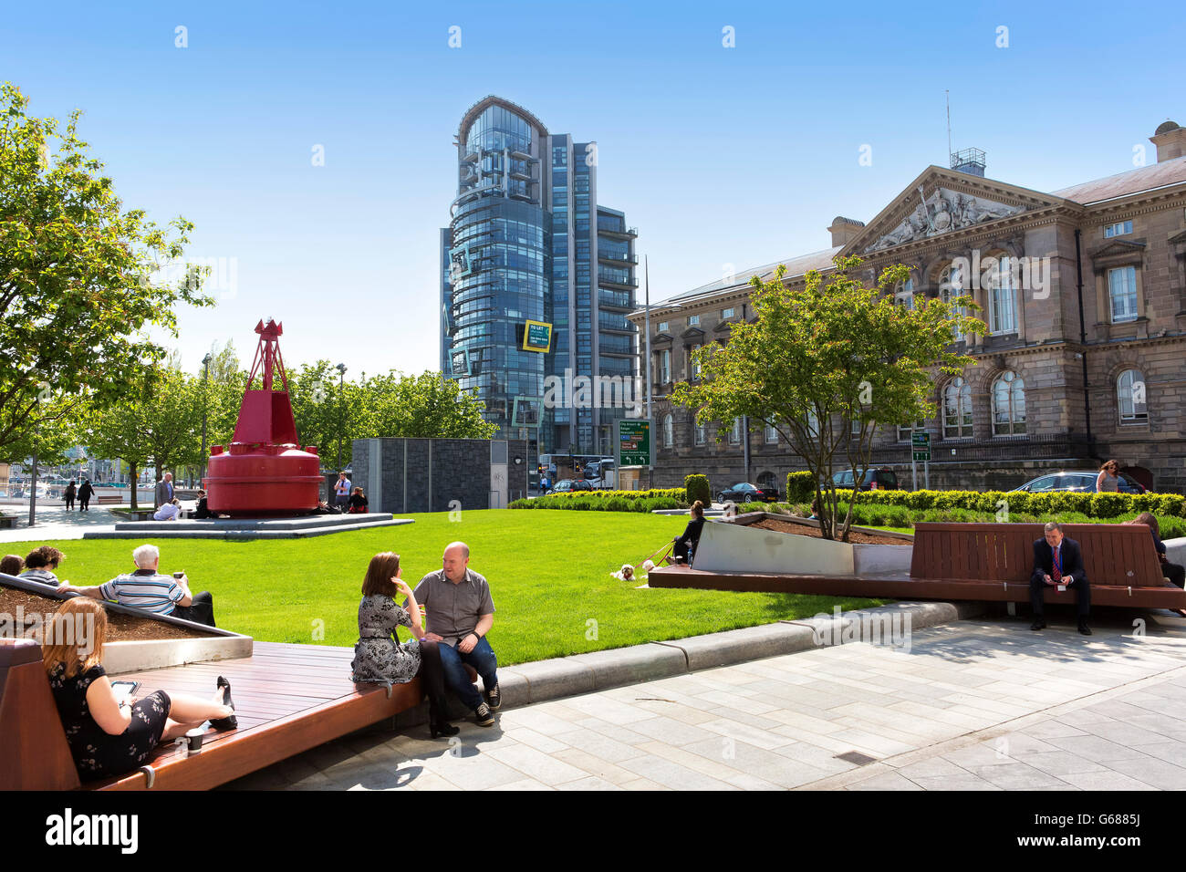The Boat, building Custom House Square, Obel, Belfast, Northern Ireland