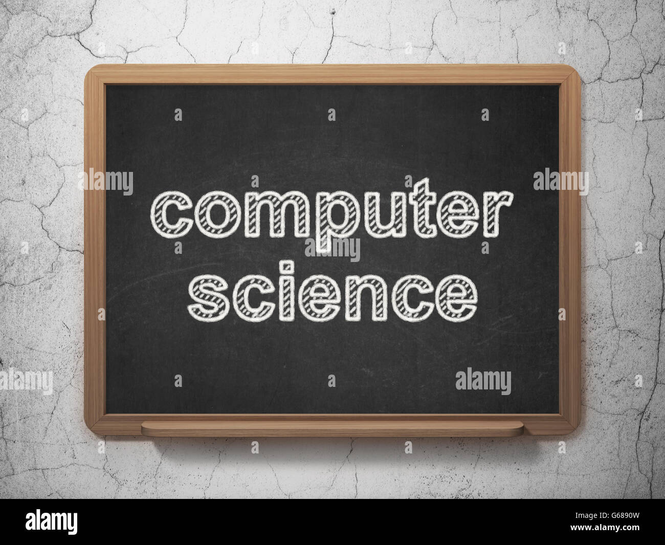 Science concept: Computer Science on chalkboard background Stock Photo ...