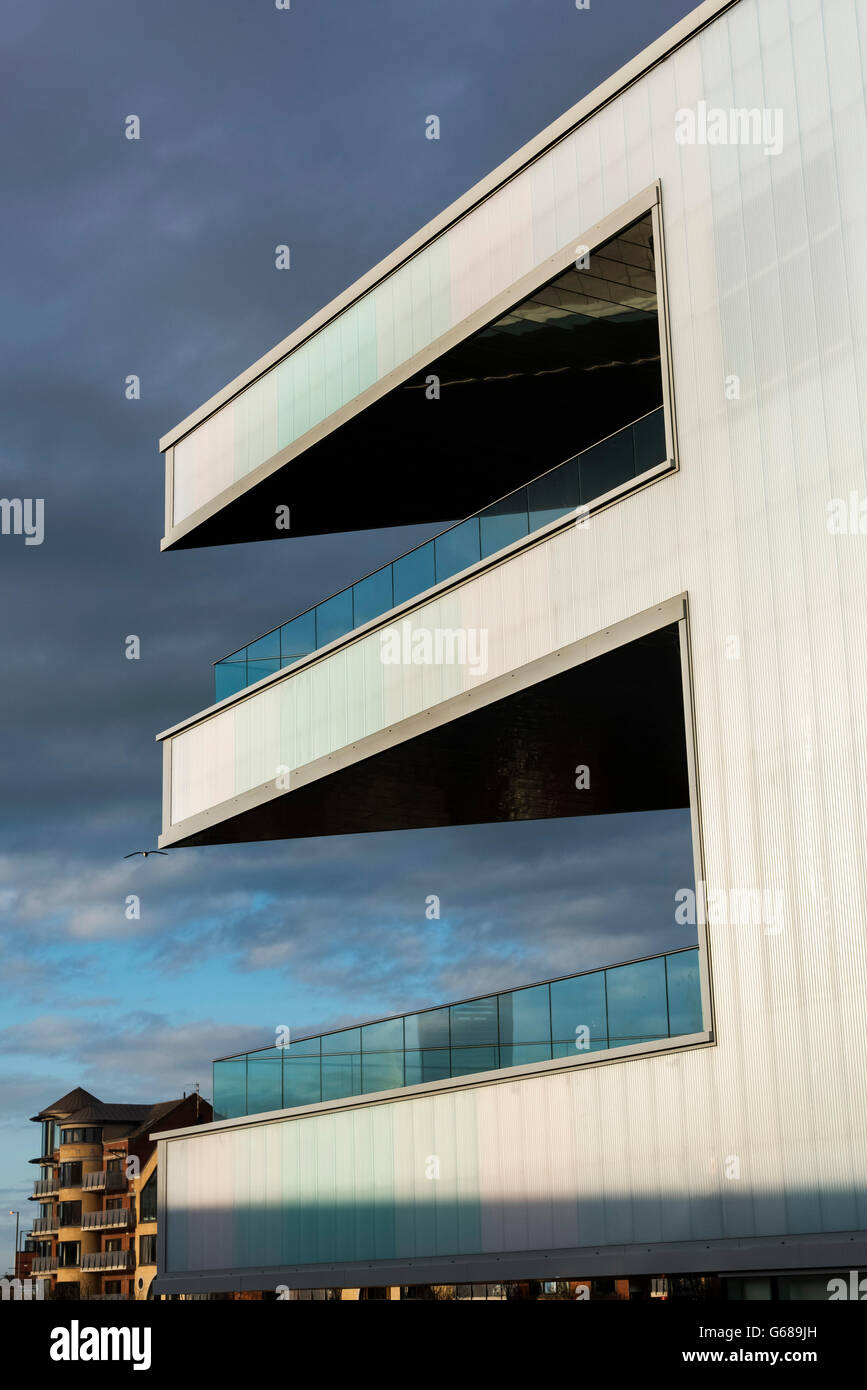 Waterfront Hall Belfast, Northern Ireland Stock Photo