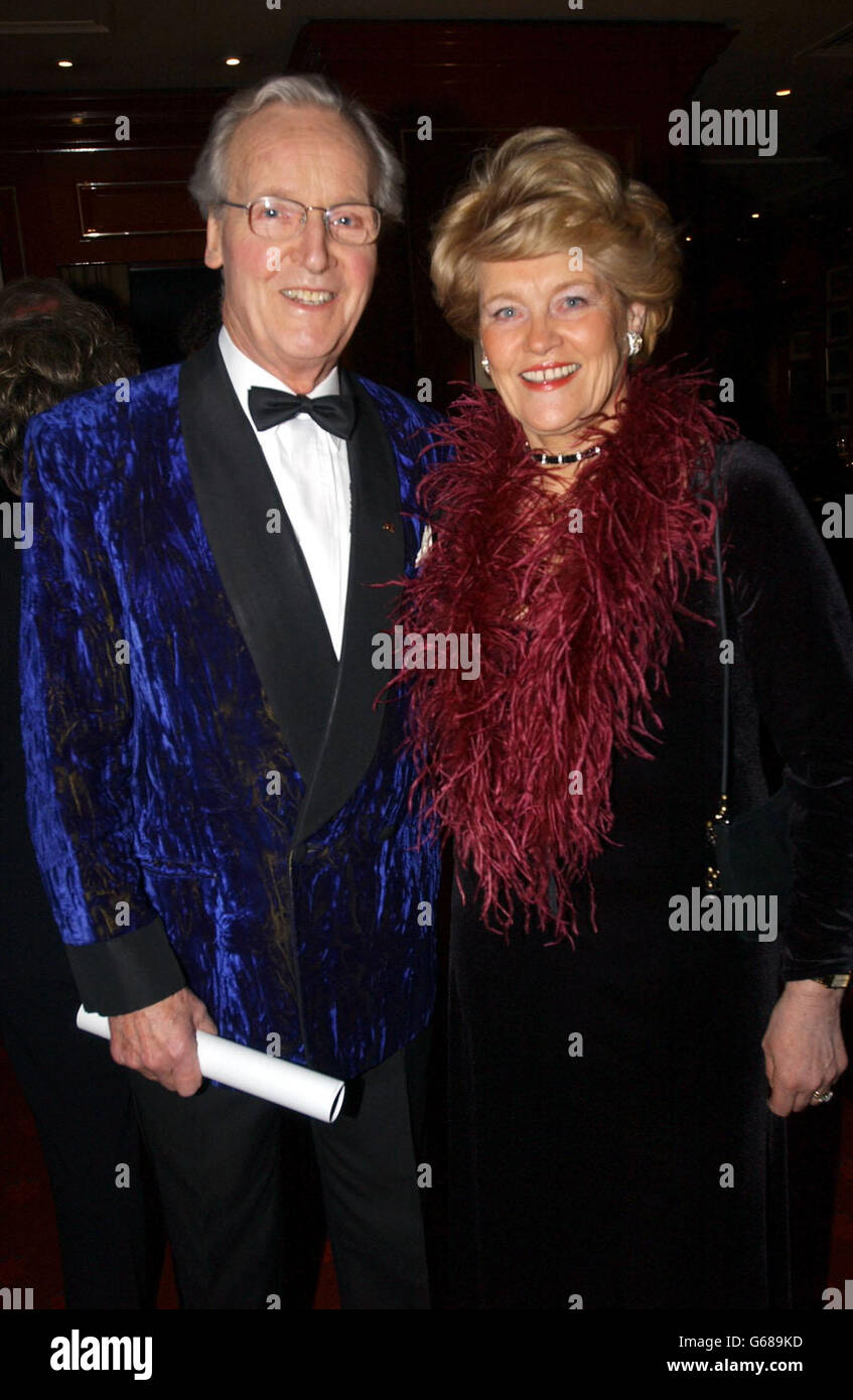 Nicholas Parsons attending the Variety Club 51st Annual Dinner & Ball at the Grovesnor House Hotel, central London. Stock Photo