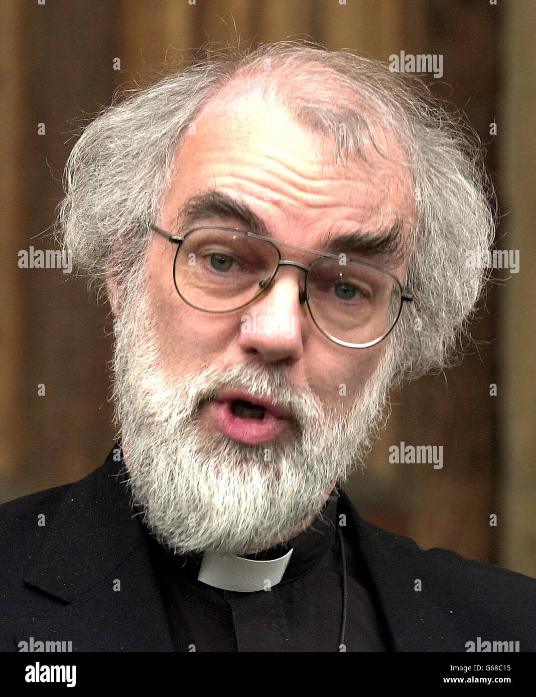 Rowan Williams Lambeth Palace Stock Photo Alamy