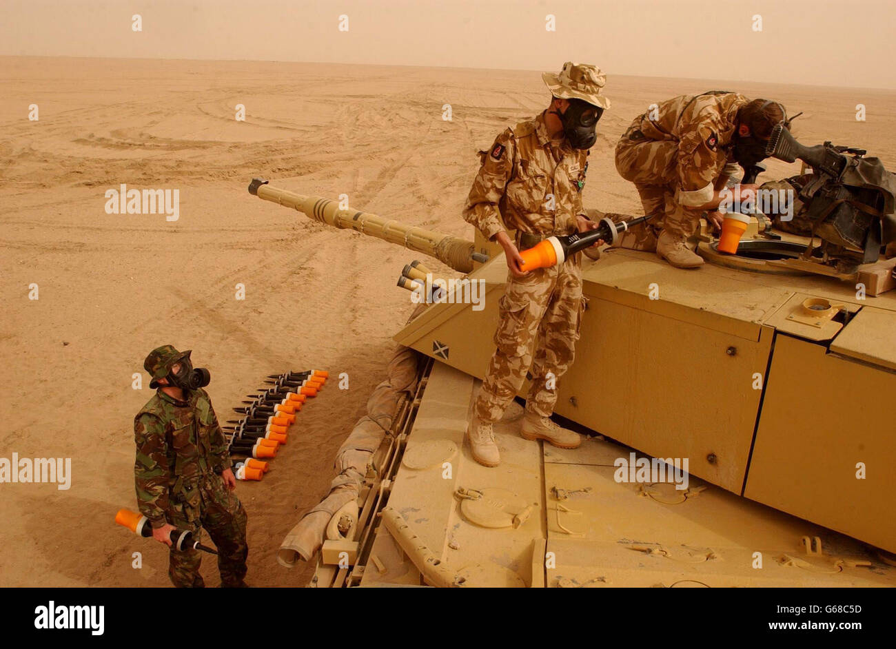 British Forces in Kuwait Stock Photo Alamy