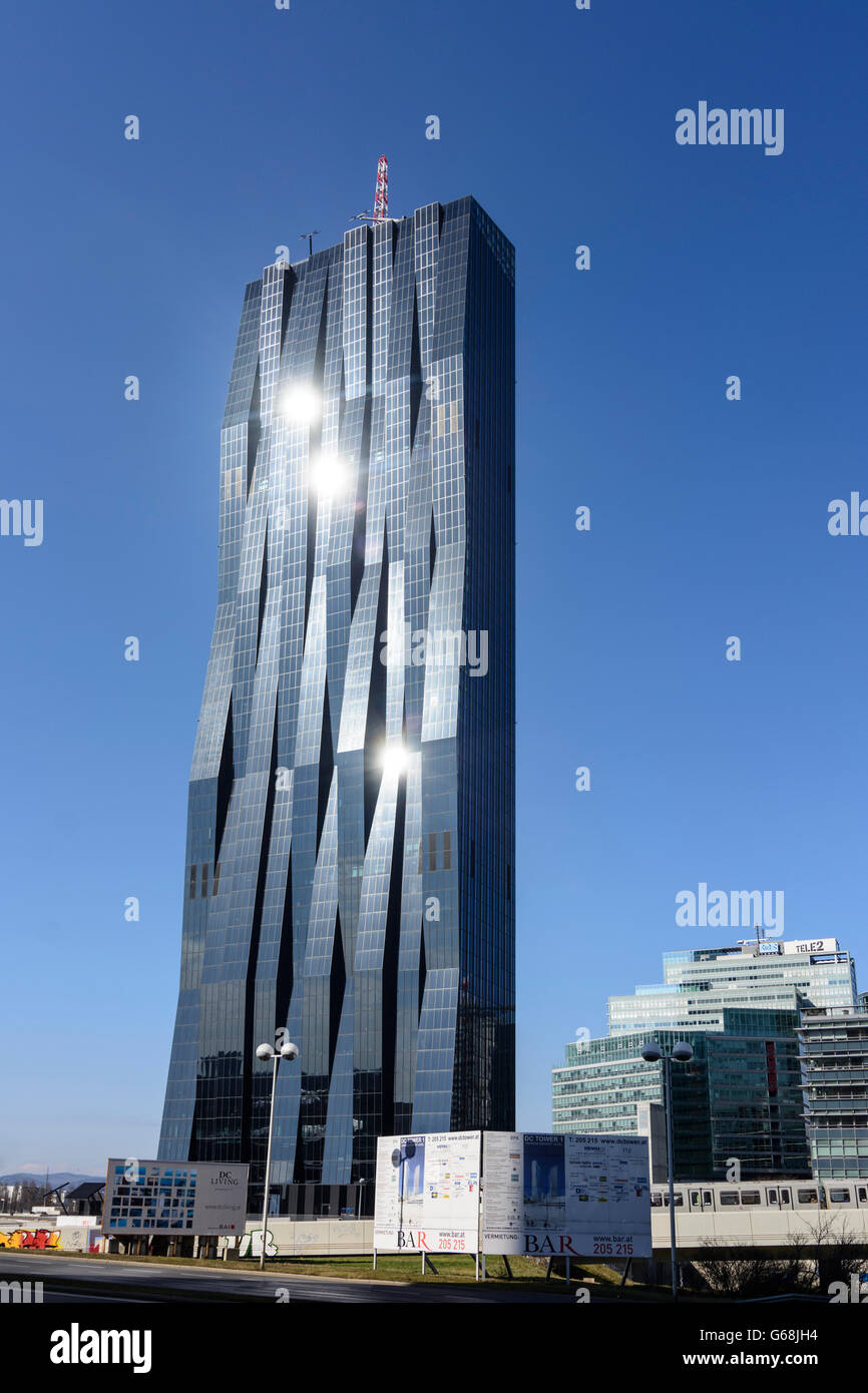 DC Tower 1 in Donaucity, Wien, Vienna, Austria, Wien, 22 Stock Photo Alamy