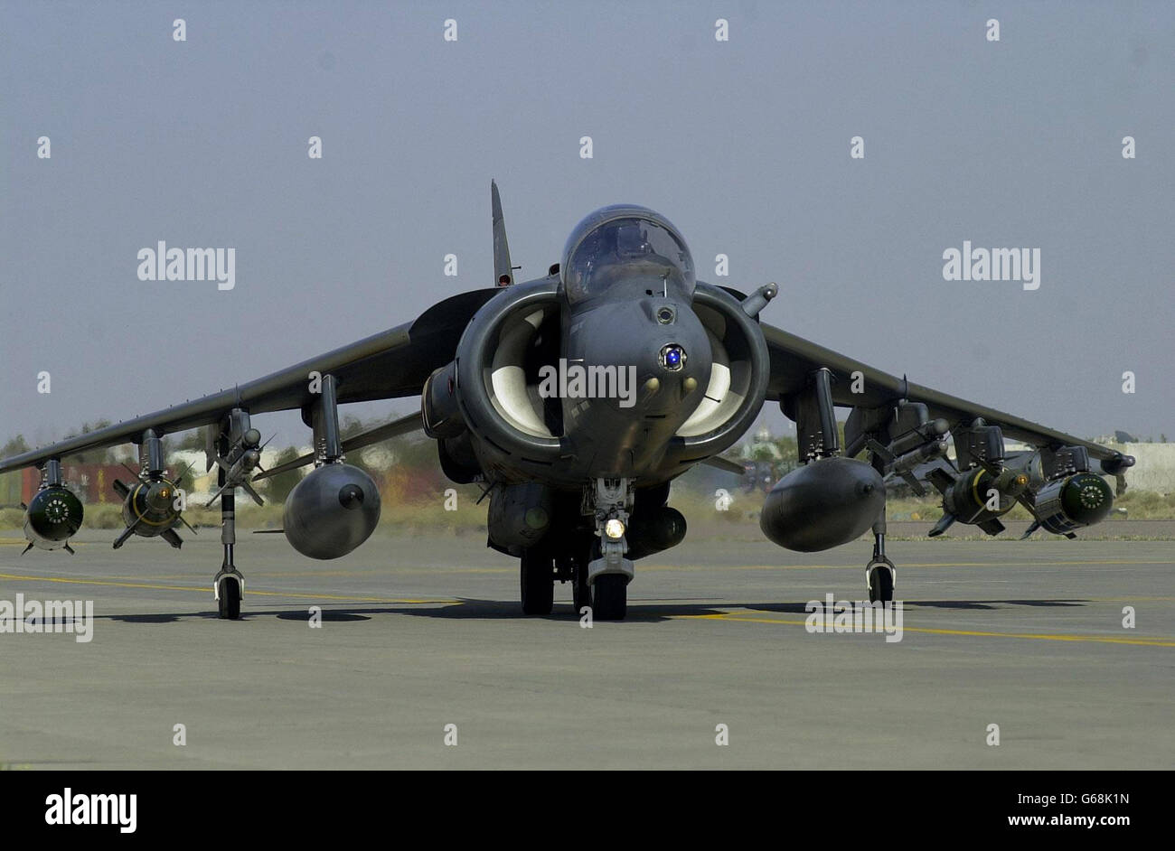 Harrier GR7 in the Gulf Stock Photo Alamy