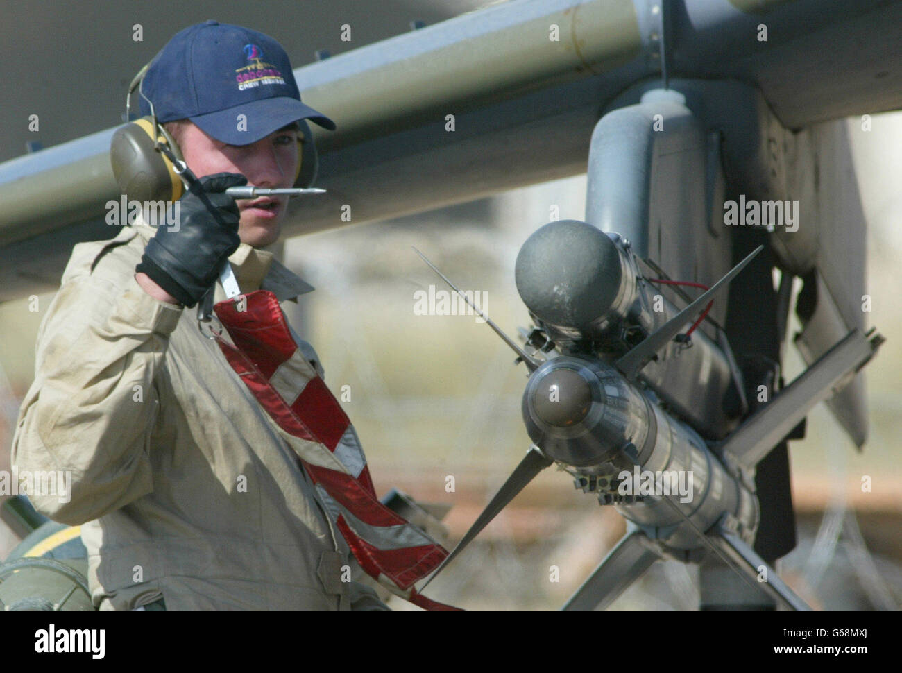 British Forces in Kuwait Stock Photo