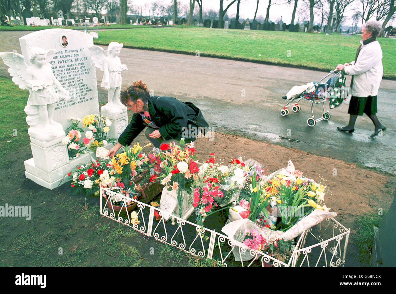 Bulger Headstone Stock Photo