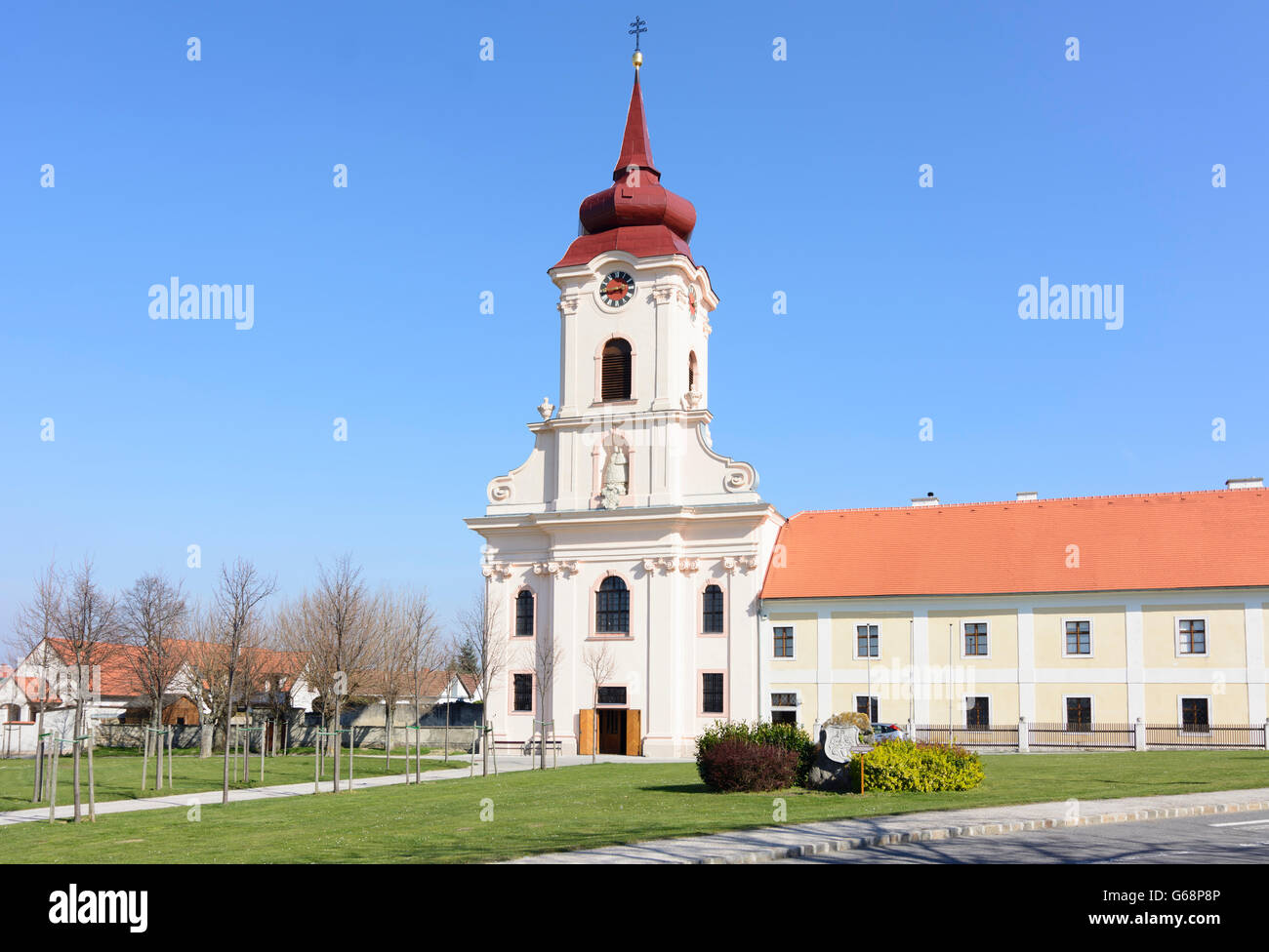 Parish and Pilgrimage Church Stotzing, Stotzing, Austria, Burgenland, Stock Photo