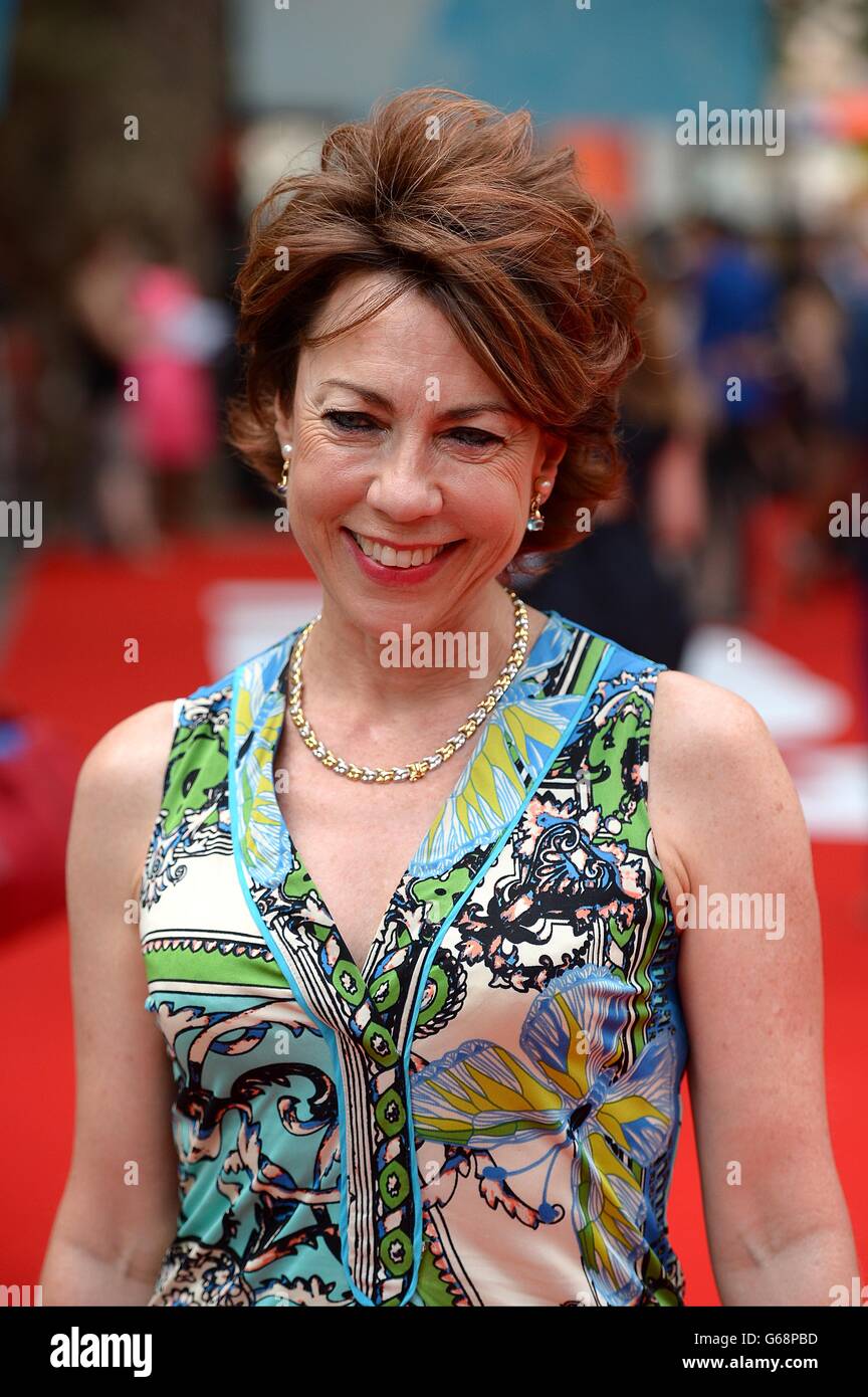 Red 2 Premiere - London. Kathy Lette arriving at the UK Premiere of Red 2, at the Empire Leicester Square cinema in London. Stock Photo