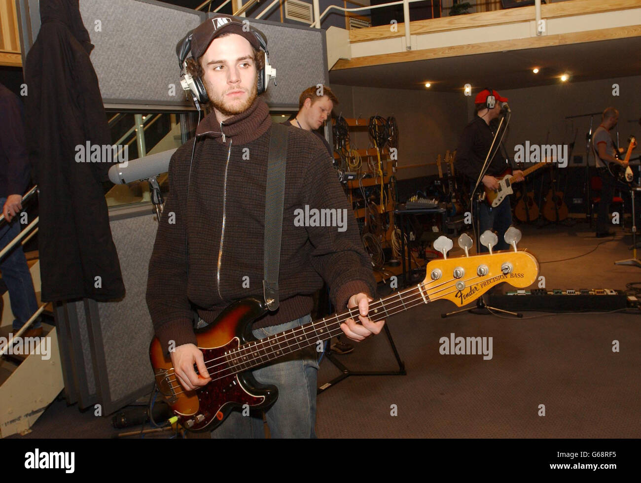Coldplay Mark & Lard show Stock Photo Alamy