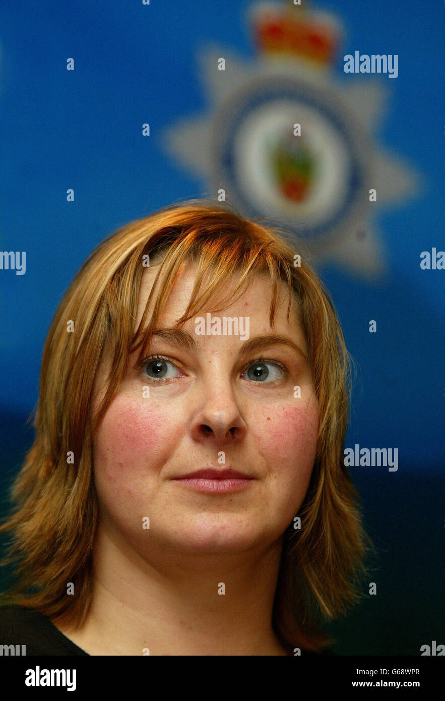 Karen Fallows, the wife of George Wilson Fallows, 57, speaks during a press conference in Caernafon after her husband admitted at Caernarfon Crown Court, to trying to hire a hitman to kill her in a deliberate car crash. * George Wilson Fallows, of Llangernyw, North Wales, offered cash to another man to smash a lorry into his wife Karen Fallows as she drove along a deserted country lane but was caught because the hitman was in fact an undercover police officer. Fallows pleaded guilty at Caernarfon Crown Court to soliciting the murder of his 37-year-old wife and will be sentenced on April 23. Stock Photo